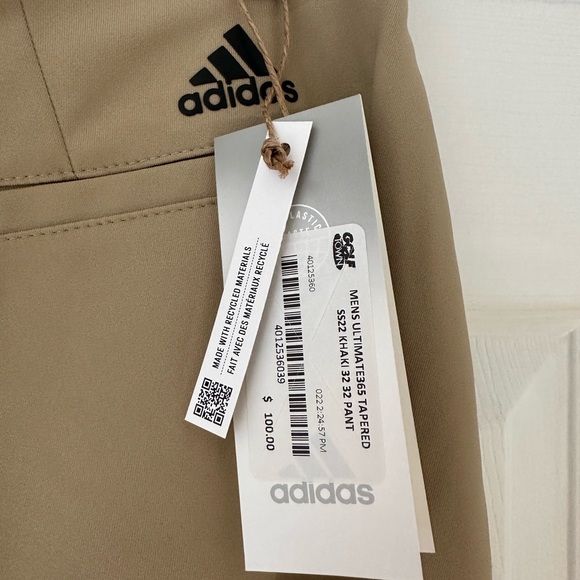 Adidas Men’s Ultimate 365 Tapered Khakis - Size 32 - Picture 6 of 6